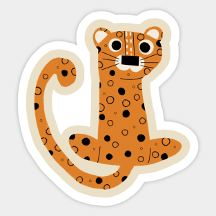 Cheetah kawaii Sticker